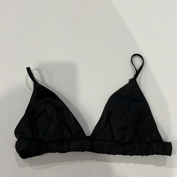 Women's Satin Lingerie Bralette in Blacks size medium - Picture 2 of 4